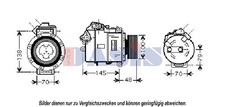 AKS DASIS Kompressor, Klimaanlage 851804N für BMW