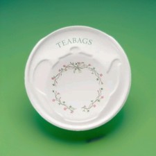 CLOVERLEAF ETERNAL BEAU MELAMINE TEABAG DISH