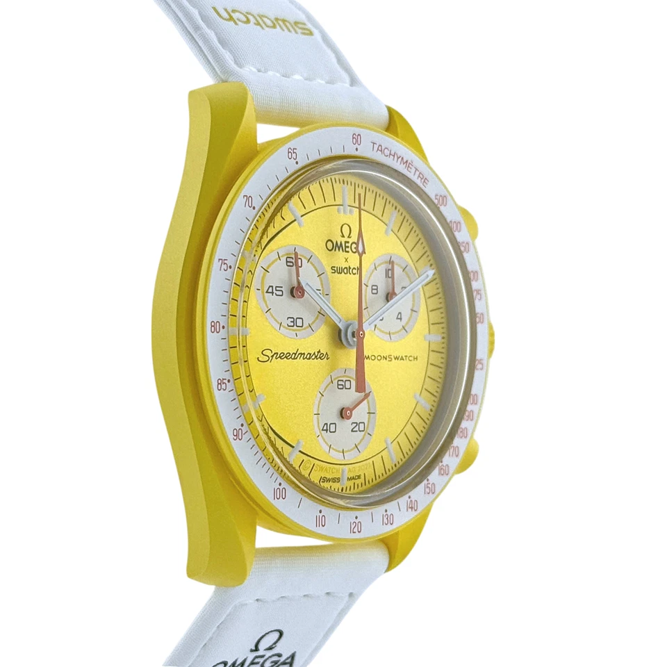 Swatch X Omega MoonSwatch Mission to the Sun Armbanduhr 42 mm Ref. SO33J100 - Bild 4 von 4