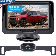 Backup Camera Car 1080P HD Night Vision Waterproof Universal Monitor Kit New
