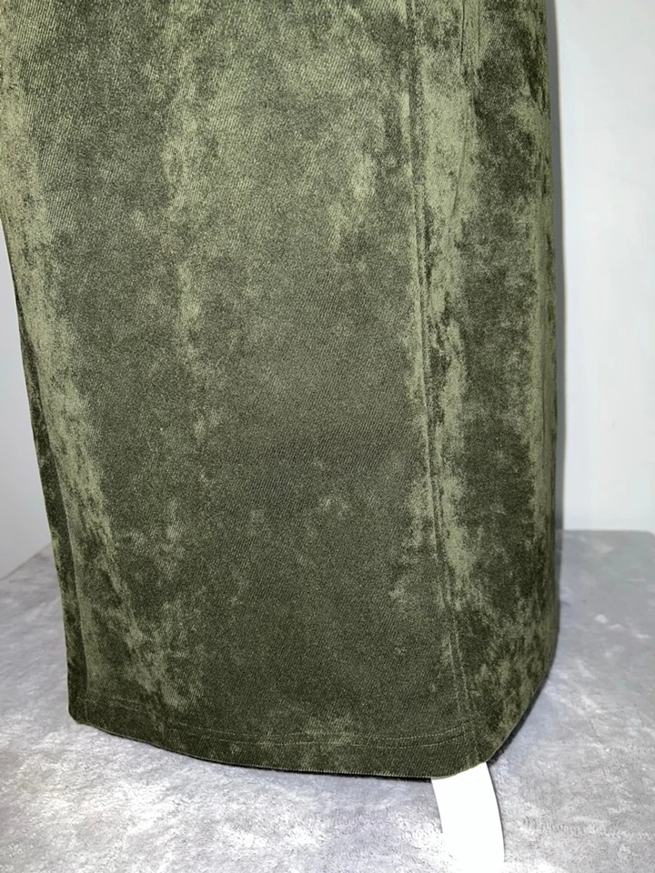 Women's Vintage Cambridge Dry Goods Green Maxi Skirt Size 12 - Image 4 of 4