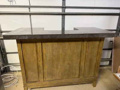 Montibello Bluestone Marble Pattern Home bar