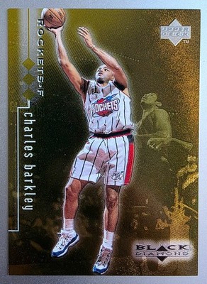 Charles Barkley 1999 Upper Deck Black Diamond Triple Gold #40 Rockets /1500