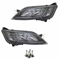 Scheinwerfer Set Rechts & Links Schwarz H7/H7 FüR Fiat Ducato Inkl. Lampen