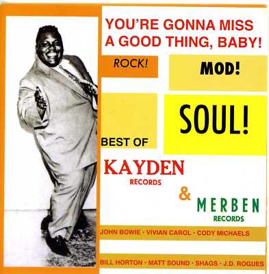 Best Of Kayden & Merben Records CD-Rock! Mod! Soul!60s-Garage & Soul! Philly CD