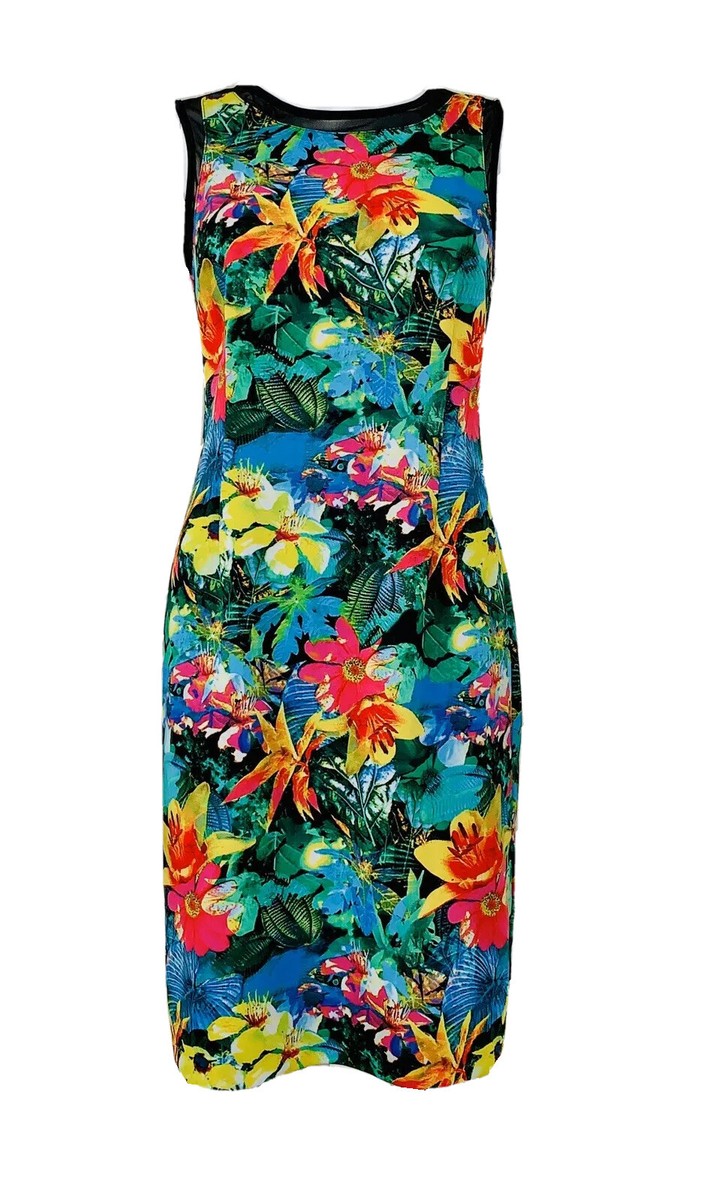 what is a scuba fit dress City Studios Juniors' Illusion-Waist Scuba Fit & Flare Dress - Black Size: 5