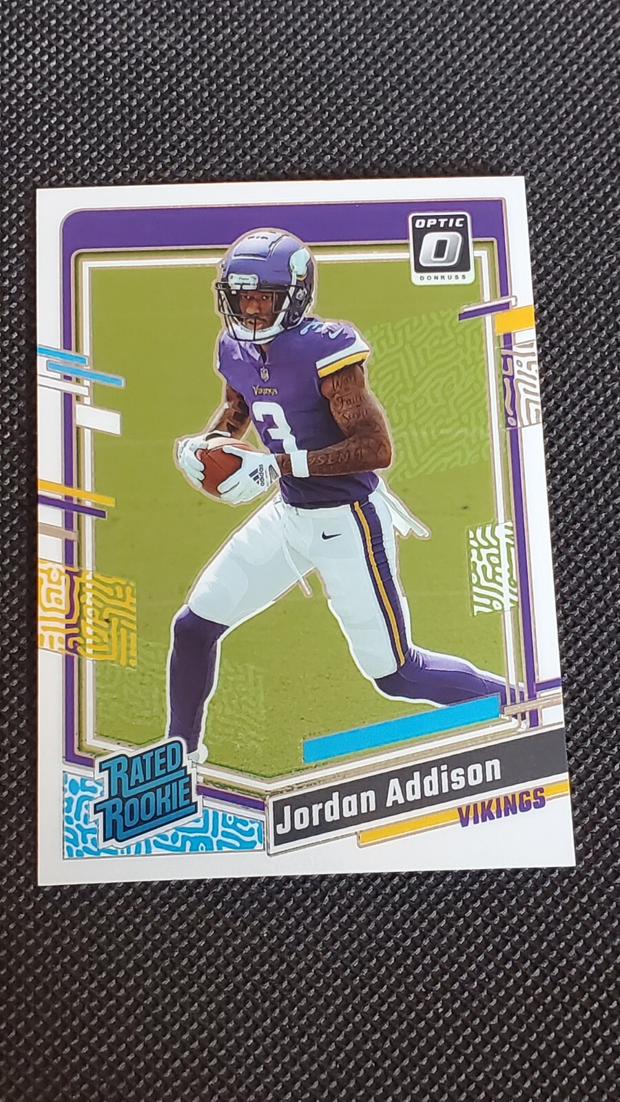 2023 Donruss Optic Jordan Addison RC #271 RATED ROOKIE Minnesota Vikings