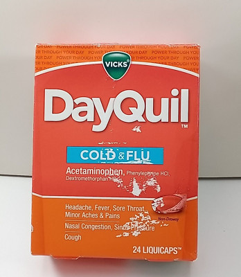Vicks DayQuil Cold & Flu Multi-Symptom Relief - 24 LiquiCaps