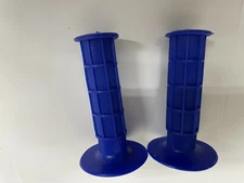 MX VINTAGE STYLE DARK BLUE WAFFLE GRIPS YAMAHA YZ WR YZF TT TTR XT AT MX 7/8"