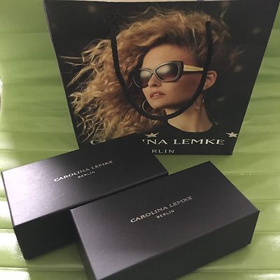 Two pairs of women’s sunglasses comes with case and box free glasses case outer pair high quality - Temu Mauritius main image 4