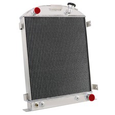 2 Row Aluminum Radiator Fits 1930-1931 Ford Model A Grill Shells Chevy V8 Engine 2 Row Aluminum Radiator Fits 1930-1931 Ford Model A Grill Shells Chevy V8 Engine