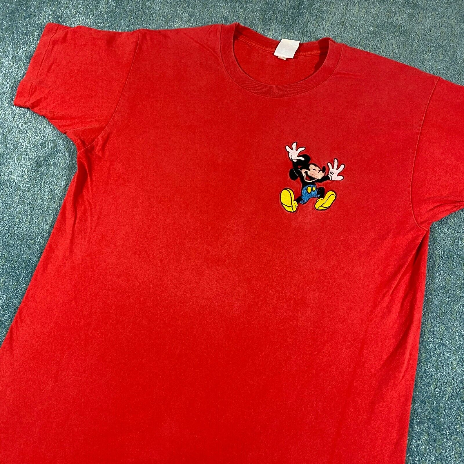 VINTAGE Mickey Mouse Disney 1995 Shirt Adult X-La… - image 2