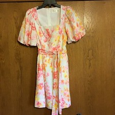 Eliza J Casual Dress Size 2 Multicolor