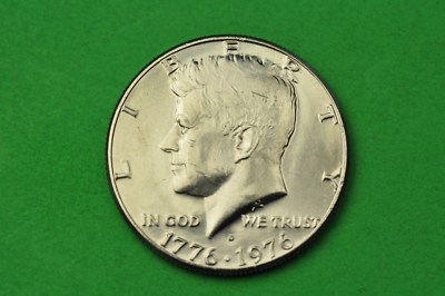 1976-D BU Mint State Kennedy US Half Dollar coin