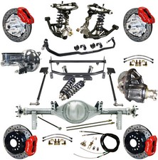 Ridetech Coilover4-link Kitcurrie Rear Endwilwood Disc Brakes12 Drilledred