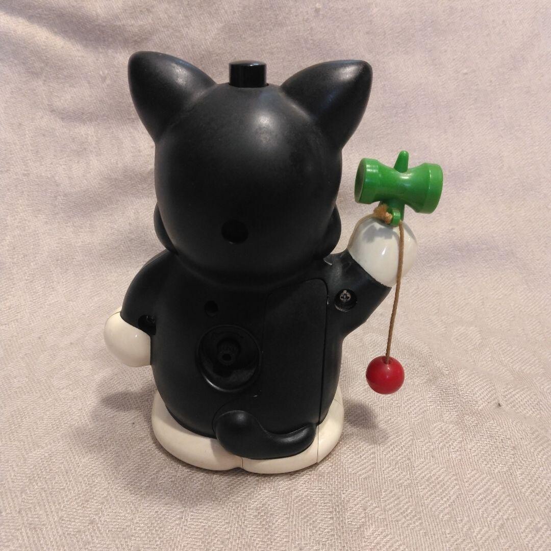 Rhythm Norakuro Alarm Clock Japanese Black Dog anime vintage