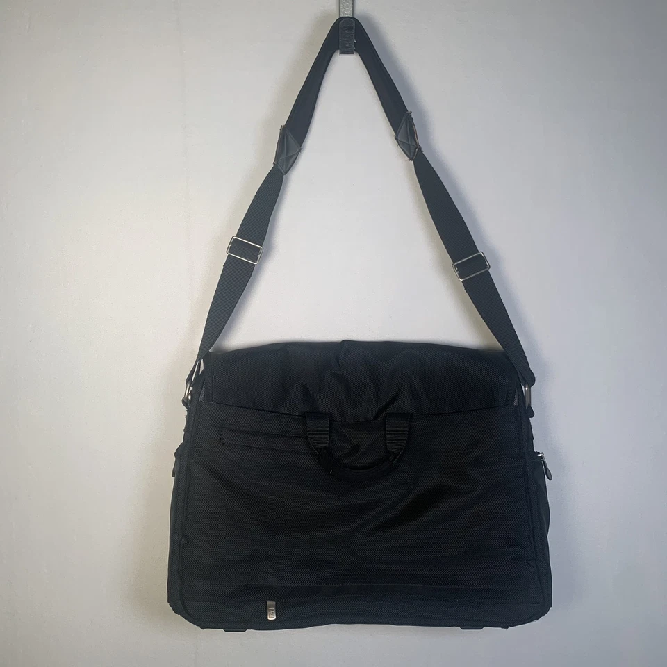 HP Laptop Bag Executive Briefcase Adjustable Shoulder Carry Canvas Computer - Image 2 of 4