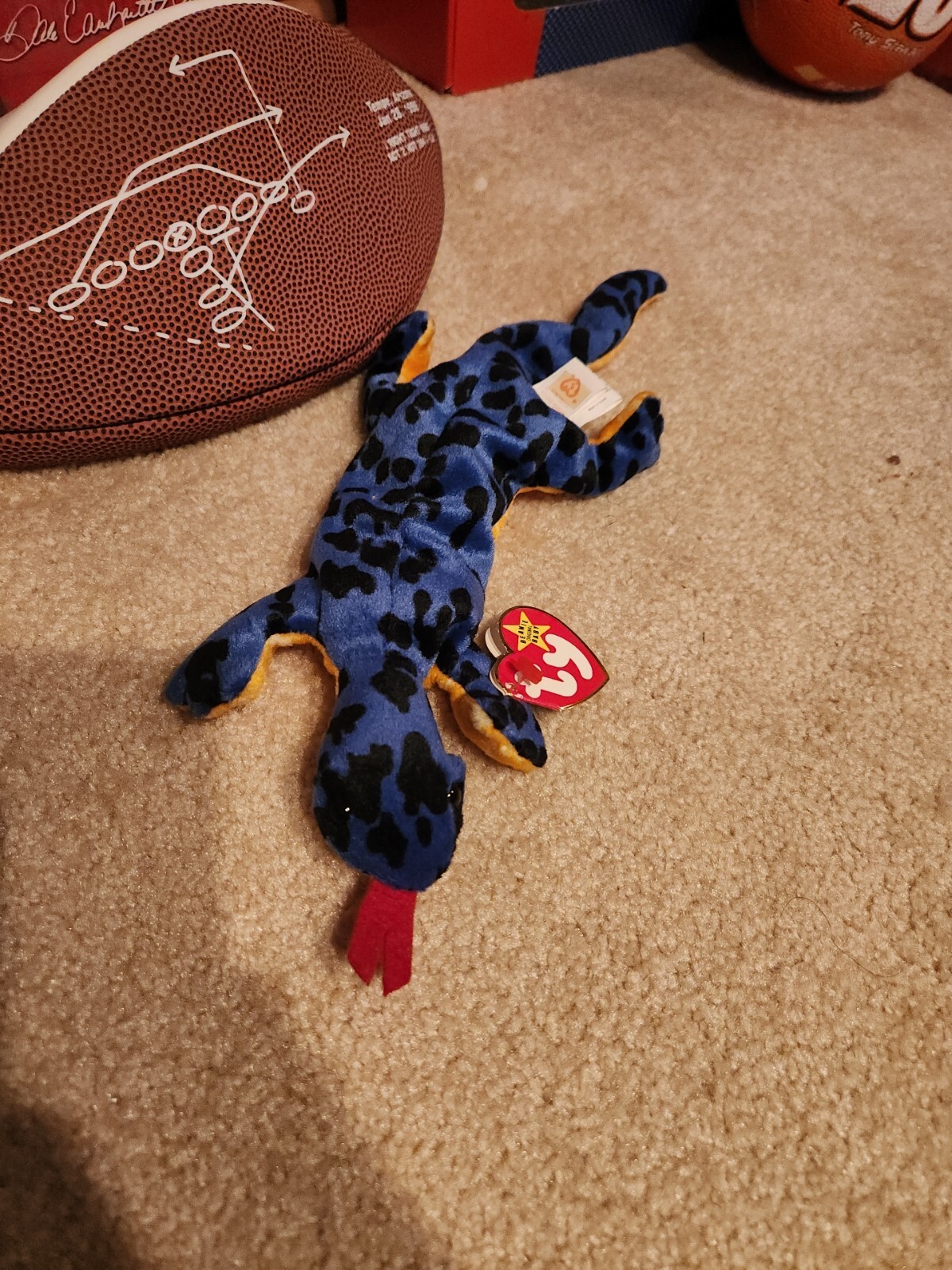 Ty Lizzy The Lizard Beanie Baby 1995 eBay