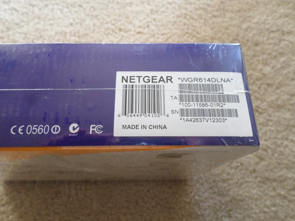 Netgear WGR614 54 Mbps 4-Port 10/100 Wireless G Router (WGR614NA) - Image 4 of 4
