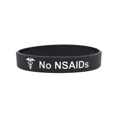 Keine NSAIDs Allergie Armband Medizinischer Alarm Ausweis Armband Ibuprofen Allergien