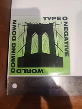 Type O Negative World Coming Down Album Release Promo Sticker  