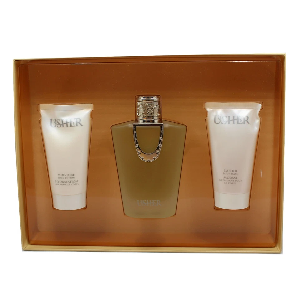 JUEGO DE REGALO UJIER 3 PIEZAS PARA MUJER EAU DE PARFUM SPRAY 100 ML NUEVO EN CAJA-U28003 Foto 2 de 2