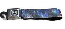 Dodge Ram Stars Space Adjustable Seatbelt BELT Buckle Belt Licensed (24”-38”)