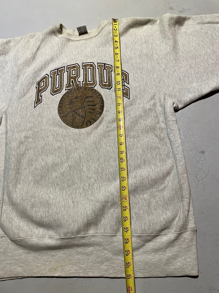 Vintage 90's Champion Reverse Weave Purdue University
