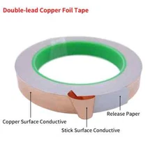 Copper Foil Adhesive Conductive EMI Shielding DIY Circuit Electrical Repair Tape