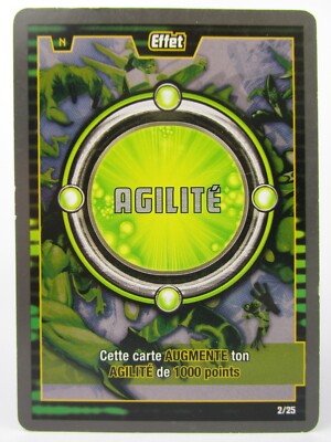 Ben 10 Alien Adventures Card 2/25 Eff2 Agility Effect Fr