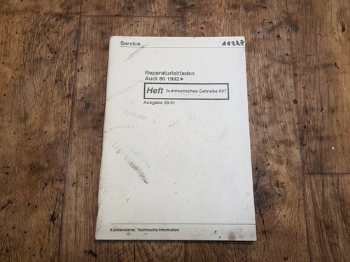 VW Reparaturleitfaden Audi 80 Automatisches Getriebe 097 #11227