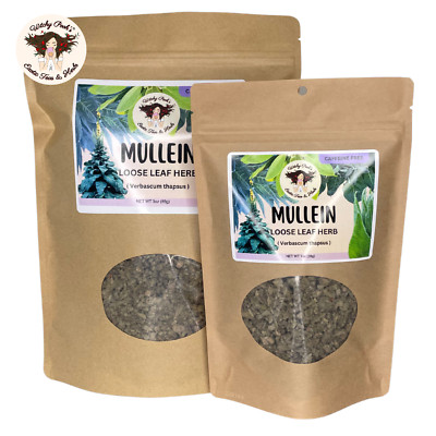 Witchy Pooh's Mullein Leaf  Tea - Loose Leaf Herb, Caffeine Free