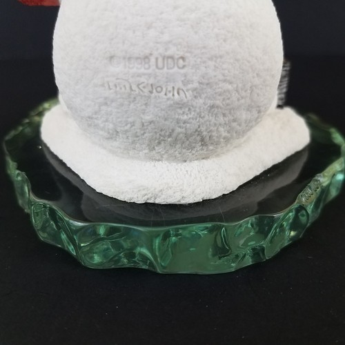 Snowman Figurine Ice Fishin' 1998 United Designs Snow Zones Little John SN-004 - Picture 6 of 10