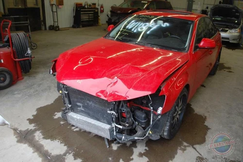 OEM Side View Door Mirror For Audi A4 Right Blk-Text Red-Cvr Pwr Tested Gd