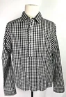 CIVIL WAR US UNION CSA CONFEDERATE FOUR BUTTON BLACK CHECK PLAID SHIRT-XLARGE