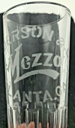 Anderson & Co Mezzo Etched Dose Glass Pre Prohibition Medicine Shot Atlanta GA - Afbeelding 1 van 10