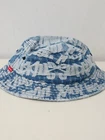 SS22 Supreme Fat Tip Jacquard Denim Crusher M / L Blue bucket hat Medium / Large