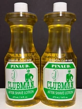 Pinaud Clubman After Shave Lotion - 2 Pack / 16 fl oz each