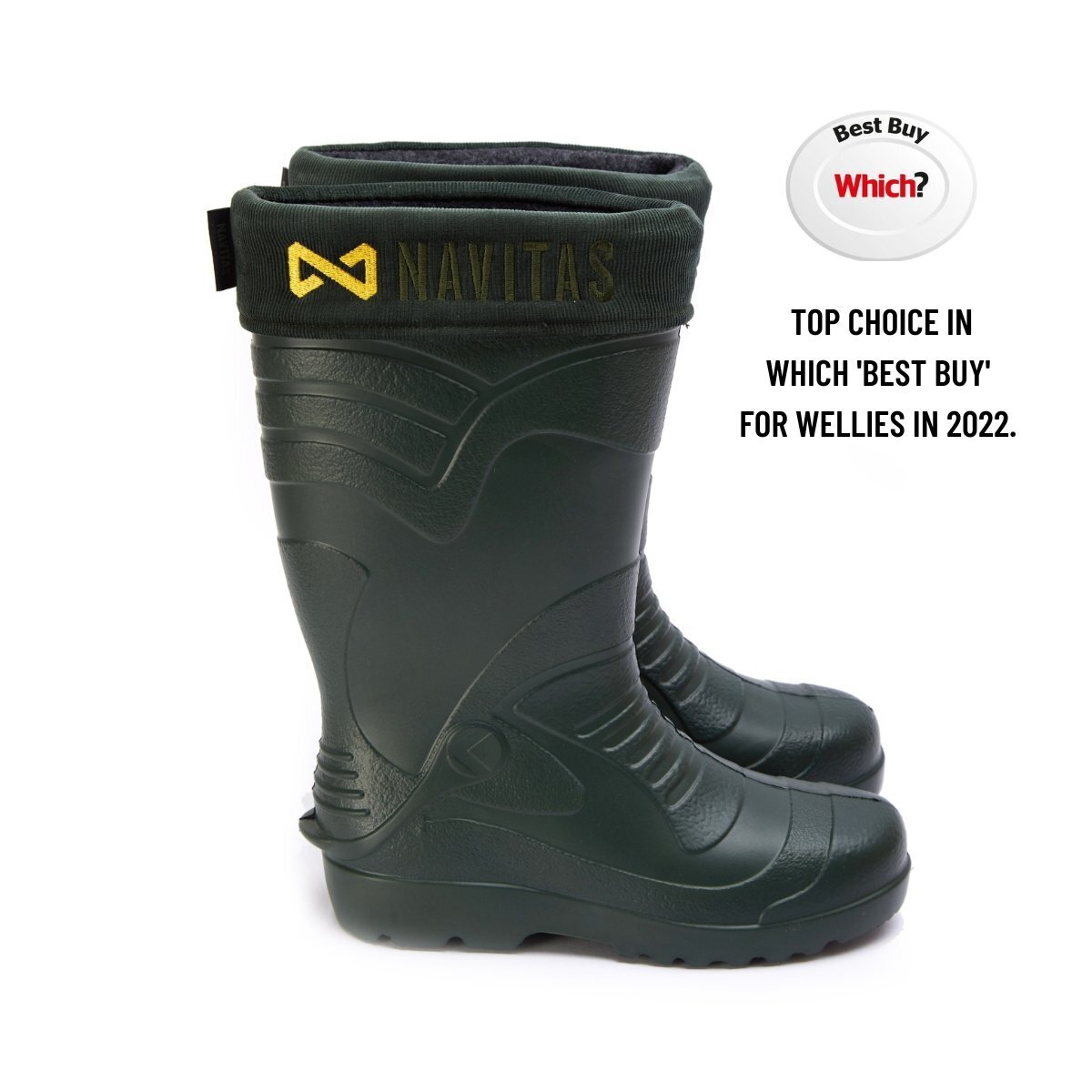 Navitas LITE Insulated Boots - All Sizes - Green - Carp Fishing Outdoor Footwear