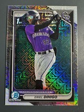 2024 Bowman Chrome Baseball Eriel Dihigo #BCP-200 Mojo 1st Bowman