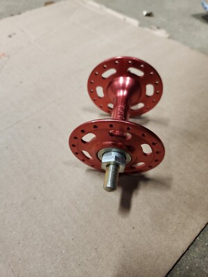 NOS Suzue Red Anodized 36h Front Old School BMX Hub | eBay