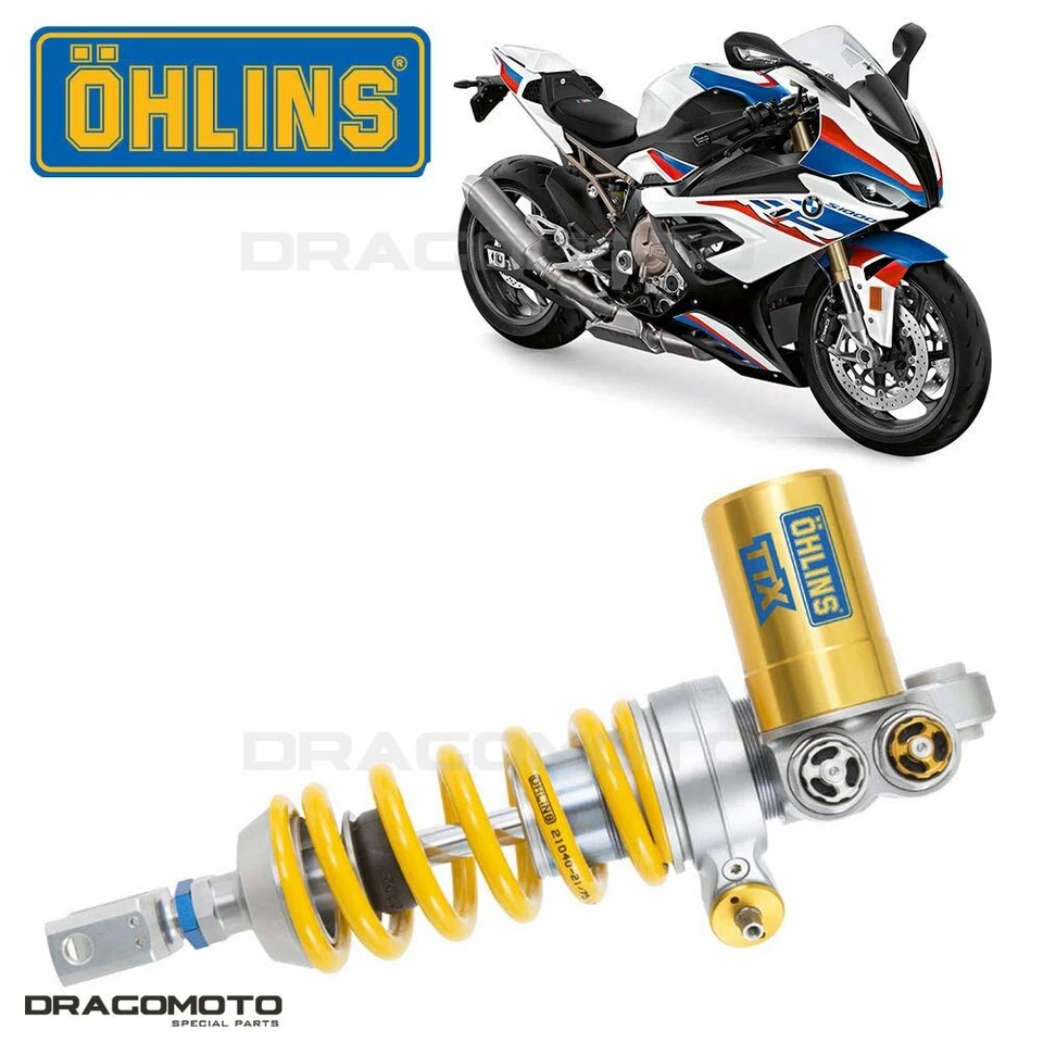 BMW S 1000 RR 2019-2021 ammortisseur arrière OHLINS BM 568 T36PR1C1LB - Photo 1/4
