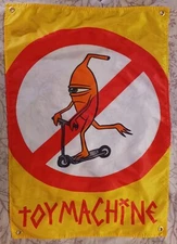 Toy Machine Skateboards Surf Sign Banner American Flag Poster Deck Ed Templeton