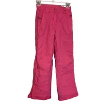 Polar Edge Ski Pants Girls Medium 8-10 Pink Snow Pants Keystone Series Zip Leg