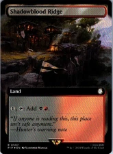 Shadowblood Ridge (Extended Art) R Foil PIP Universes Beyond: Fallout 507 NM