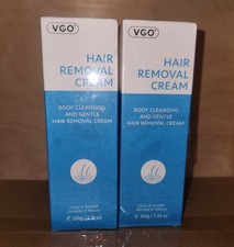 Hair Removal Body Cream, Men and woman all areas 7 Ounce New 2 Pack Exp. 04/2017