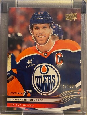 Connor McDavid 2024-25 Upper Deck Series 2 UD Exclusives #63 #/100