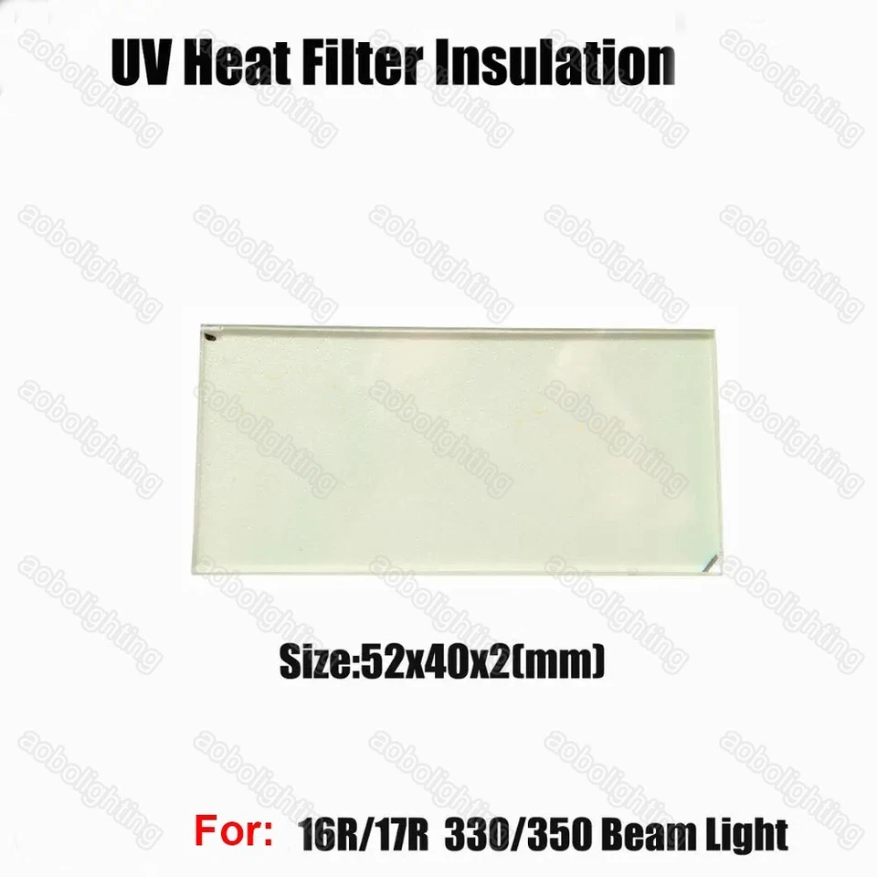 4x 5R7R 200 230 Beam Moving Head UV Heat Filter Insulation Piece 15R17R 330 350w - Image 4 of 4