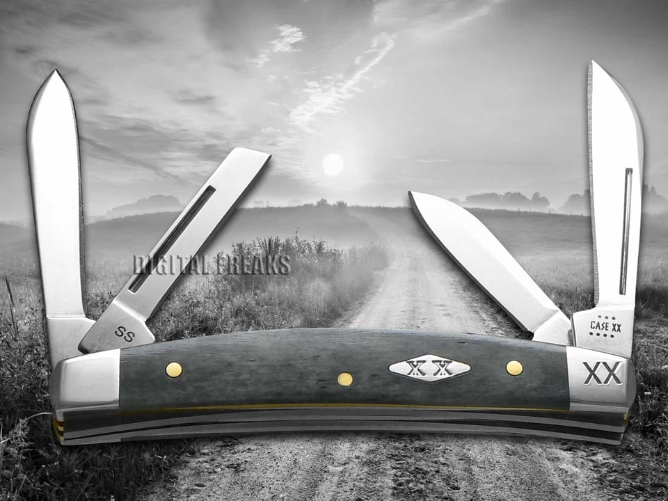 Case XX Knives Small Congress Gray Bone Steel 1/500 Stainless Pocket Knife - Image 2 of 4