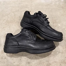 Red Wing 8636 Soft Toe Work Shoes Mens 9.5 D Black Slip Resistant *NO INSOLES*